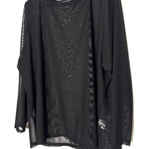 transparent black mesh top DKNY Jeans size 3х